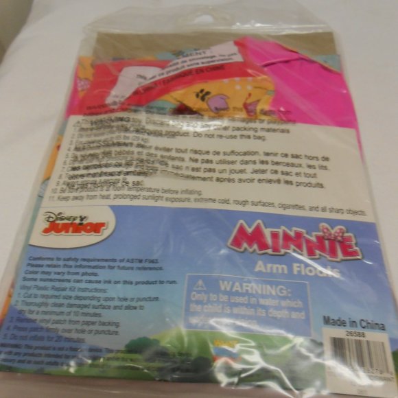 πββοΈ New Disney Minnie 2 Arm Floats w/ repair kit - Picture 2 of 8